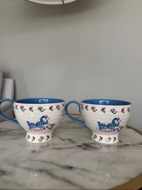 NWT Darling Cath Kidston Mug ~ Adorable Dogs & Poodle Design 11.5 oz